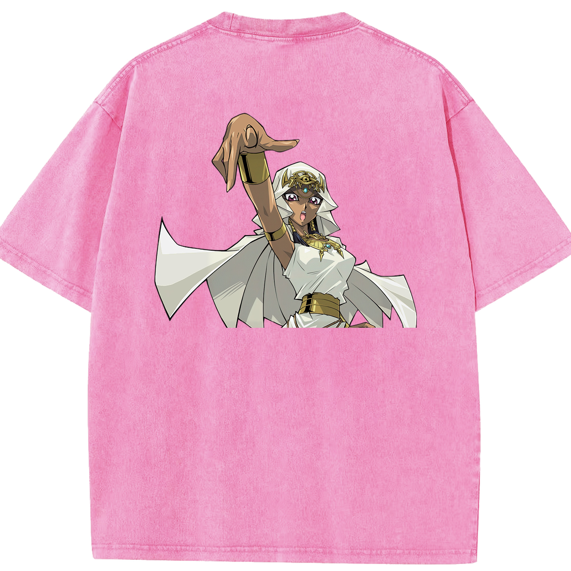 （画像用） 遊☆戯☆王 Yu-Gi-Oh! 綿100% ヴィンテージ風 半袖Tシャツ（背面プリント）